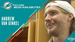 Andrew Van Ginkel meets with the media