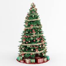 Christmas Tree 3d Obj Christmas Tree 3d Model Holiday Christmas Tree Tree