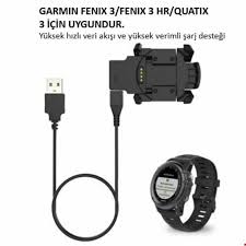 garmin fenix 3 fenix 3 hr saat usb sarj cihazi kablosu usbsarjkablosu garminfenix3 saat sarjkablosu guvenlikgorevli garmin fenix gps watch charger station