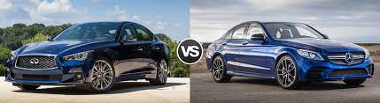 Visit glendale infiniti and check out our extensive inventory of new and used vehicles. 2020 Infiniti Q50 Vs 2020 Mercedes Benz C Class Troy Mi