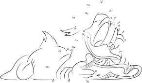 Punkt Zu Punkt Ausmalbilder Donald Duck Zum Ausdrucken Kostenlos Fur Kinder Und Erwachsene
