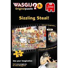 Maybe you would like to learn more about one of these? Wasgij Original 5 Sizzling Steal 150 Piece Jigsaw Puzzle The Works