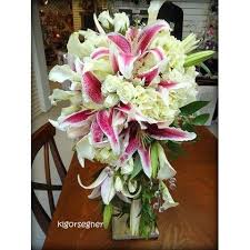 Choose an option black white cream burgundy orange coral gold. Harts Stargazer White Roses Calla Lily Bridal Bouquet Harts Florist