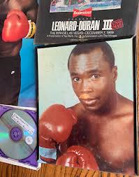 Boxing Sugar Ray Leonard Collection Magazines, Posters, Prints, Programs  DVDs
