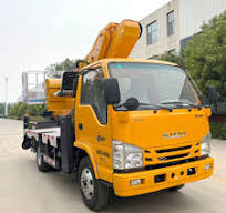 600P 14M Aerial Work Platform Manlift Vehicle Folding Arm Bucket Truck with  ISUZU Chassis