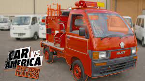 Kei class vehicles are less expensive, smaller, lighter, and more fuel efficient. Driving One Of The Smallest Fire Trucks In The World
