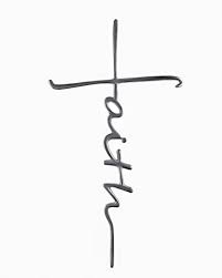Pine ridge tabletop serenity prayer standing christian cross turquoise inscribed faith. Amazon Com Decorative Faith Wall Cross Large Metal Spiritual Decorations For Home Religious Hanging Cross Wall Decor Best For Home And As A Gift Silver Nickel Finish Wall Art 9 50 X