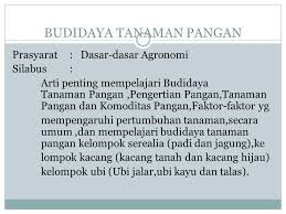 Smk negeri 1 amarasi selatan mata pelajaran : Budidaya Tanaman Pangan Ppt Download