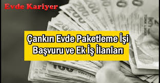 Çeşitli nedenlerden dolayı dışarıda tam süreli olarak çalışamayan ev hanımları için evlere iş gönderen firmalar para kazandırmaya devam ediyor. Evde Kariyer Ve Evde Ek Is Paketleme