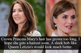 Royal-Confessions — “Crown Princess Mary's hair has grown too long. I...