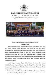Supratman 13, kabupaten blitar, jawa timur, indonesia. Profil Badan Pendapatan Daerah Kabupaten Blitar