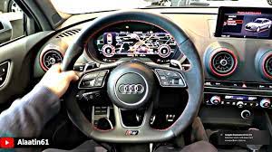 See the complete standard interior features for 2020 audi rs 3 along with exterior and mechanical features. 2019 Audi Rs3 Interior Youtube