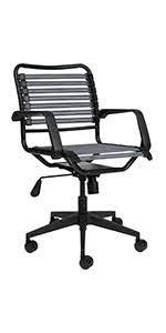 Featured here are bungee cord chairs which include the bungee office chair, the bungee desk chair, bungee lounge chairs, and the round and bunjo bungee chairs. Amazon Com Bungee Office Task Chair With Flat Elastic Bungie Straps Adjustable Height Black Furniture Decor