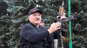 Lukashenko described the demonstrators as rats. Belarus Lukashenko Brandishes Rifle As Thousands Of Protesters Demand His Resignation Euronews