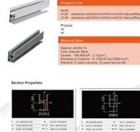 87" (7.3-Foot) Mars Solar Aluminum Mounting Rails - Complete Kit