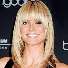 Hairstyles with bangs cool hairstyles medium hair styles short hair styles salma hayek photos grunge hair layered hair great hair hair dos. Full Fringe Bangs Medium Hair Styles Hollywood Hair Medium Length Hair Styles