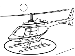 Helicopter Helicopter Landing On Helipad Coloring Pages Helicopter Coloring Pages Color