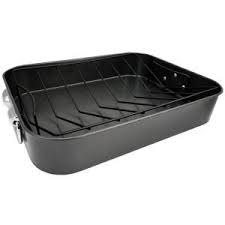 Gibson Home Top Roast Roaster With Metal Rack 985110183m The Home Depot Gibson Home Metal Rack Carbon Steel
