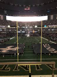 Mercedes Benz Superdome Section 201 Row 2 Seat 1 New