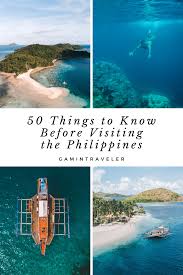 Philippines Travel Tips 50 Facts About The Philippines Philippines Travel Travel Destinations Asia Philippines Travel Guide