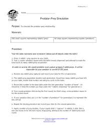 They start out as they read a portion of the text aloud, then they. Predator Prey Relationships Lesson Plans Worksheets