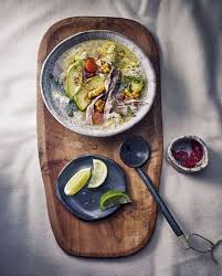 Soupe De Poulet Au Riz Et A L Avocat Citron Vert Et Coriandre Pour 4 Personnes Recettes Elle A Table Recette En 2020 Riz Au Poulet Soupe Poulet Recettes De Cuisine