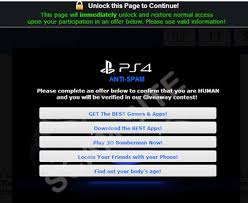 You see a message similar to the one below on your device's lock screen: Bogus Ps4 And Xbox One Giveaways Popping Up Help Net Security