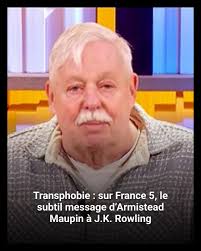 Mercredi soir, dans “La grande librairie”, le romancier a déclaré que le  dernier tome de ses “Chroniques de San Francisco”, centré sur la fille de  son personnage transgenre Anna Madrigal, était une