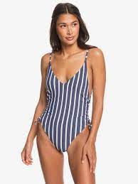 Roxy Printed Beach Classics One Piece Swimsuit Evening Sand Sporty Stripes S Mez2 One Piece One Piece Swimsuit Swimsuits