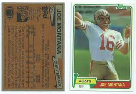 Centering is probably the toughest. 1981 Topps 216 Rookie Joe Montana San Francisco 49ers Card Property Room
