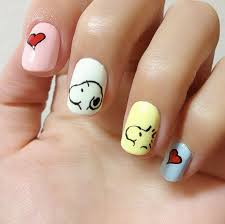 Nails To Try Cartoon Nail Ideas Pretty Designs Snoopy Nails Animal Nails Animal Nail Art