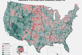 Maps Visualize U S Population Growth By County The Texas