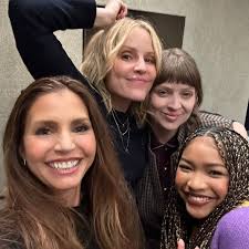 Slayers #bts with this gorgeous, talented, intelligent group of amazing  women! I am so very excited for fans to listen to our new project. .  Preorder Slayers