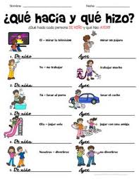 Spanish Preterite And Imperfect Habitual And Completed Actions Practice Preterite Spanish Spanish Teacher Resources Learning Spanish