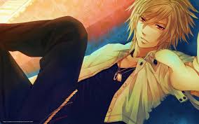 500 x 665 png 378 кб. Download Wallpaper Guy Red Eyes Chain Is Free Desktop Anime Boy Blond Hair 1600x1000 Download Hd Wallpaper Wallpapertip