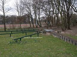 Nach anmeldung können sie kostenlos Leverkusen Bild Gleise Der Dampfbahn Im Stadtpark