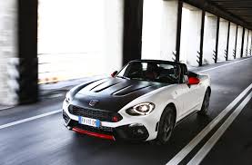 108698 Abarth 124 Spider White Black Roadster Mocah Org Hd Desktop Wallpapers