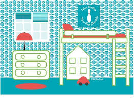 My Little Paper Homme Par Mlle Moutarde Fevrier La Chambre Bleue Maison De Poupee De Papier Meubles Maison De Poupee Moutarde