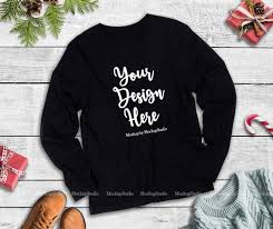 Download Free Next Level 3601 Black Christmas Longsleeve Shirt Mockup Unisex Psd Free Psd Mockups Mockup Free Psd Shirt Mockup Clothing Mockup