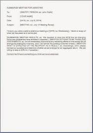 What you do not say is why you are writing the letter. Post Meeting Summary Letter Citehrblog