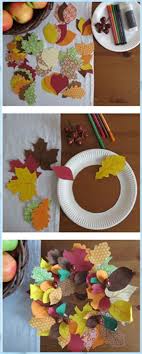 Herbstbasteln Fur Kinder Herbstkranz Scrapbookpapier Herbst Dekoration Tischdekoration Fur Herbst Bas In 2020 Basteln Herbst Bastelarbeiten Herbstbastelprojekte