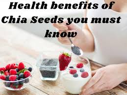 A chia gel takes advantage of the chia seeds' natural ability to absorb water, and offers up all of the benefits of chia seeds, as well as slowing down the conversion of carbohydrates into sugars, helping to maintain healthy blood sugar levels. 5 Health Benefits Of Chia Seeds And How To Include Them In Your Diet Health Tips And News