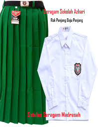 Desain busana olahraga disesuaikan dengan jenis. Setelan Seragam Hijau Putih Sekolah Mi Rok Baju Putih Panjang Sd Lazada Indonesia
