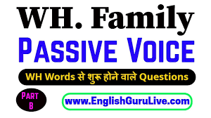 In the following questions, change the voice into passive voice. Passive Voice Of Wh Questions Active And Passive Voice English By Ranjan Sir Youtube