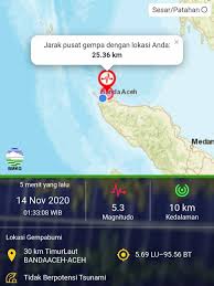 Berdasarkan laporan bmkg, gempa ini. Gempa Berkekuatan 5 3 Magnitudo Guncang Kota Banda Aceh Aceh Portal Bijak Mengabarkan