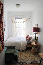 You can achieve this snug look by adding some soft blankets and cushy pillows to your existing decor. Brooklyn Apartment Small Apartment Bedrooms Small Space Bedroom Small Bedroom