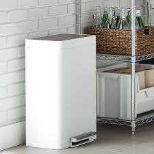 Simple human rectangular step trash can, stainless steel, 30 l. The 13 Best Stylish And Good Looking Kitchen Trash Cans 2019 The Strategist New York Magazine