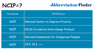 In honor of independence day, the national commission for culture and the arts presents the program ′′ freedom 2021: What Does Ncip Mean Ncip Definitions Abbreviation Finder