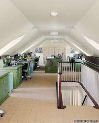 As a matter of fact, they can possibly be the loveliest rooms in the house when given the correct design treatment. Attic Craft Room Hmmm Had Not Thought Of Sitting Under The Eaves Nice Idea Need To Make Certain With Images Attic Craft Rooms Dream Craft Room Craft Room Office