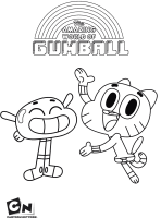 Imprima o desenho para colorir gumball para colorir 4 que trouxemos hoje para vocês! Pin Em Desenhos Para Pintar